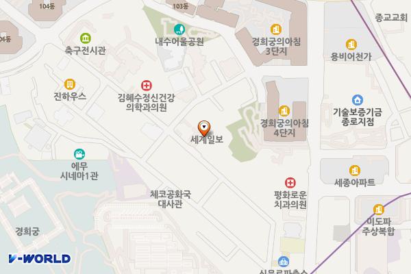 썬타워빌딩(종로) 위치 지도 — 서울특별시 종로구 경희궁길 26