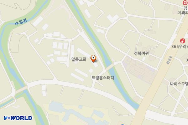 청계천 둔치주차장 위치 지도 — 경기도 포천시 일동면 소야길 16-11