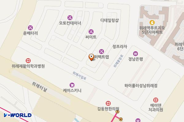 대원프라자(성남) 위치 지도 — 경기도 성남시 수정구 위례서일로3길 4