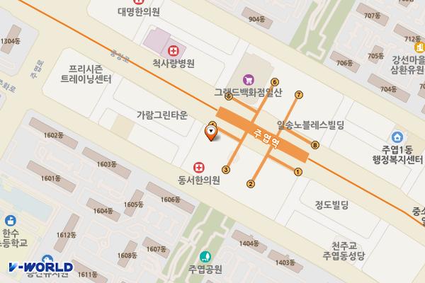 화성프라자(고양) 위치 지도 — 경기도 고양시 일산서구 중앙로 1437