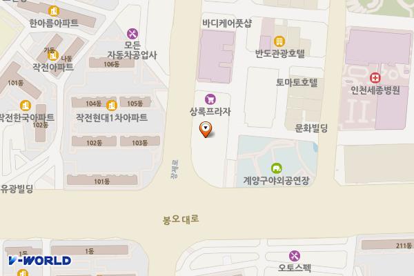 세종팰리스(인천) 위치 지도 — 인천광역시 계양구 장제로 714