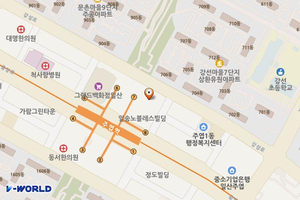 일산삼희프라자(고양) 위치 지도 — 경기도 고양시 일산서구 강성로 121