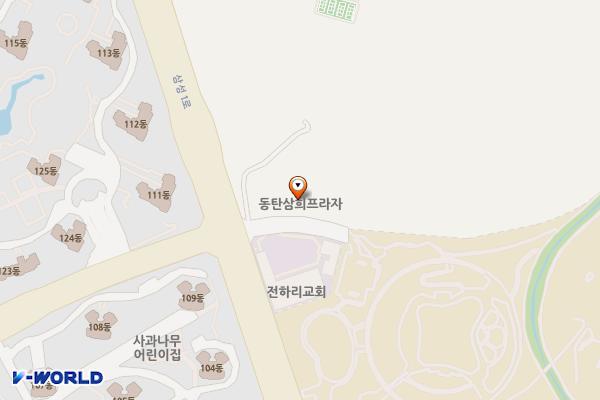 동탄삼희프라자(화성) 위치 지도 — 경기도 화성시 삼성1로 84