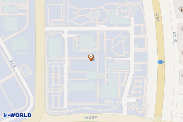 한국식품연구원(완주) 위치 지도 — 전북특별자치도 완주군 이서면 농생명로 245