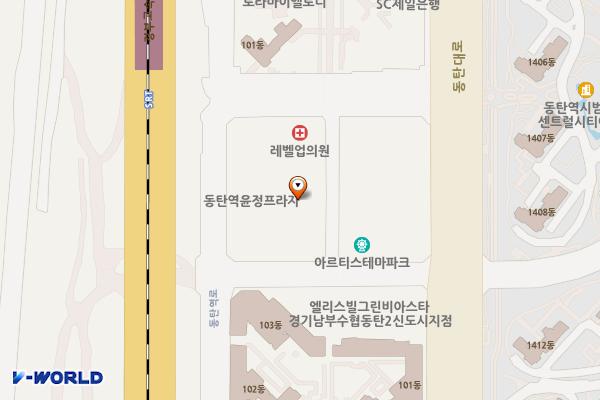 동탄역리코빌(화성) 위치 지도 — 경기도 화성시 동탄오산로 86-10