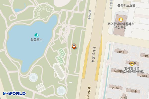 상동호수공원(부천) 위치 지도 — 경기도 부천시 원미구 길주로 16