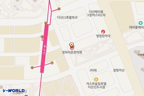 리더스퀘어(남양주) 위치 지도 — 경기도 남양주시 다산중앙로123번길 22-8
