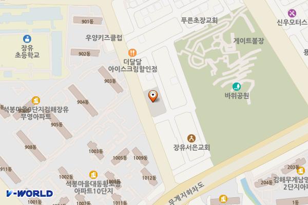 내덕동 공영주차장(김해) 위치 지도 — 경상남도 김해시 내덕동 219-5