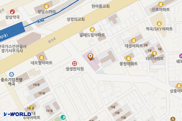 메디슨167(부천) 위치 지도 — 경기도 부천시 소사구 경인로536번길 27