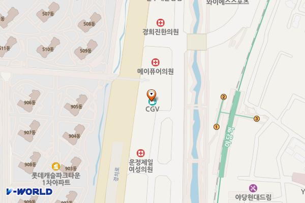 삼융시네마(파주) 위치 지도 — 경기도 파주시 경의로 1074