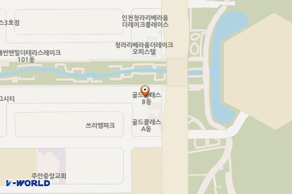 인천청라 골드클래스2차 오피스텔 위치 지도 — 인천광역시 서해구 청라한내로72번길 7-29