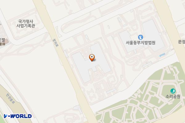 서울동부지방검찰청(송파) 위치 지도 — 서울특별시 송파구 정의로 30