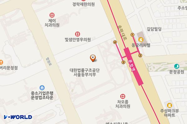 문정엠스테이트(송파) 위치 지도 — 서울특별시 송파구 법원로 114