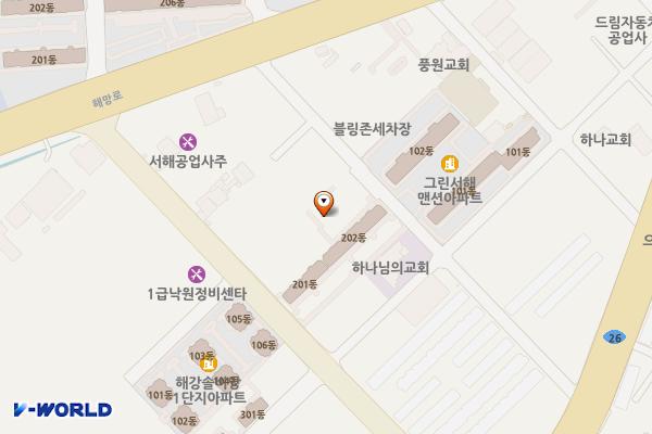 해강솔비앙4단지(군산) 위치 지도 — 전북특별자치도 군산시 풍전3길 29