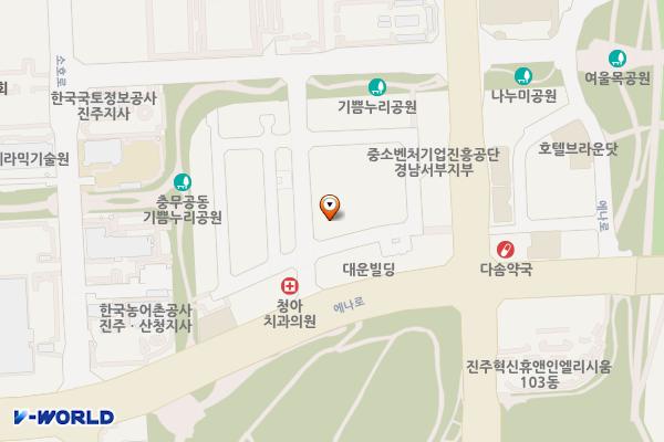 성은주차타워(진주) 위치 지도 — 경상남도 진주시 에나로77번길 10