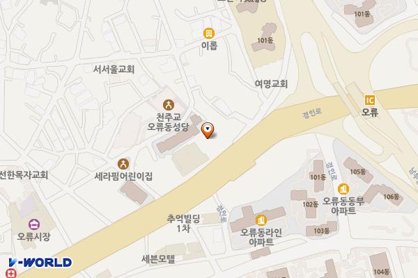 구로예미지어반코어 오피스텔 위치 지도 — 서울특별시 구로구 경인로 233