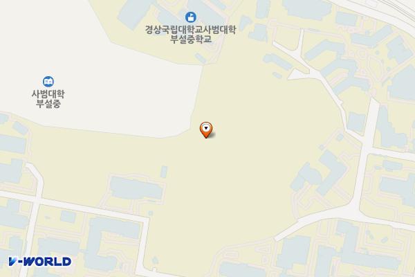 경상국립대학교 가좌캠퍼스(진주) 위치 지도 — 경상남도 진주시 진주대로 501