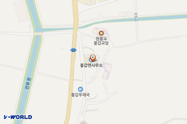 불갑면사무소(영광) 위치 지도 — 전남광주통합특별시 영광군 불갑면 함영로4길 32