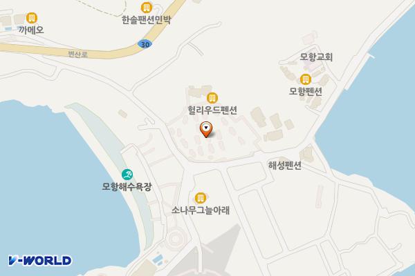 모항갯벌해수욕장 공영주차장(부안) 위치 지도 — 전북특별자치도 부안군 변산면 모항길 22
