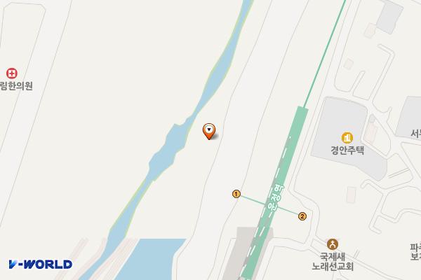 운정역 환승주차장(파주) 위치 지도 — 경기도 파주시 소리천로 155