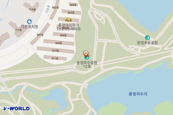 운정호수공원 공영주차장(파주) 위치 지도 — 경기도 파주시 와동동 1412
