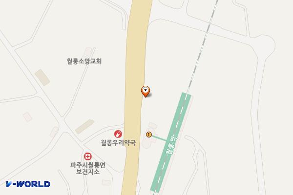 월롱역 환승주차장(파주) 위치 지도 — 경기도 파주시 월롱면 통일로 988