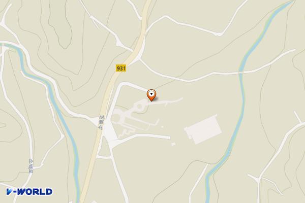 꽃피는산골 주차장(영주) 위치 지도 — 경상북도 영주시 봉현면 소백로 1132