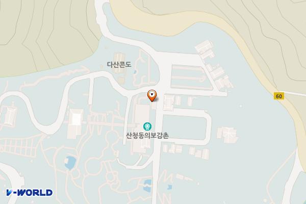 동의보감촌 주차장 위치 지도 — 경상남도 산청군 금서면 특리 1300-30