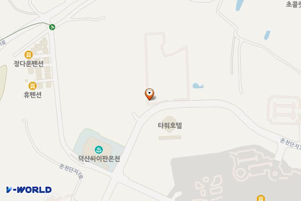 덕산온천관광지1 위치 지도 — 충청남도 예산군 덕산면 온천단지3로 72
