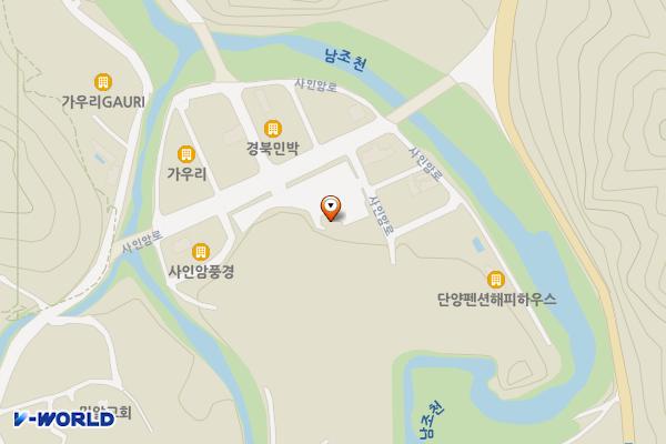사인암 관광지 주차장(단양) 위치 지도 — 충청북도 단양군 대강면 사인암로 386