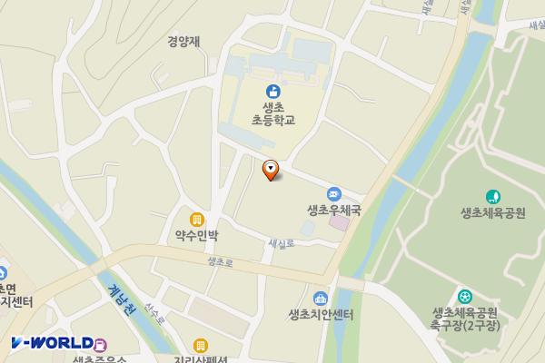 생초면 종합복지회관 위치 지도 — 경상남도 산청군 생초면 생초로 38번길 22