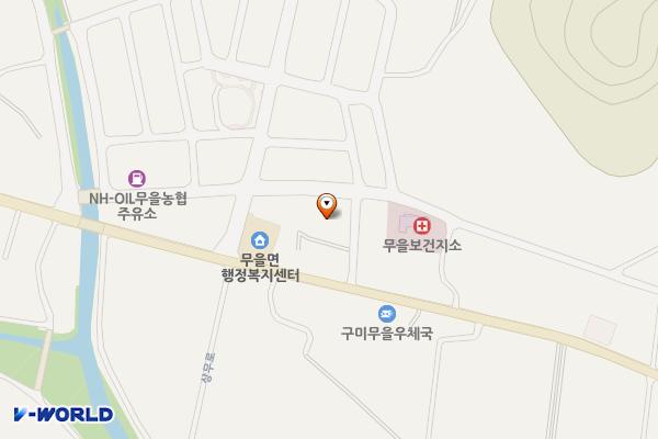 무을문화복지센터(구미) 위치 지도 — 경상북도 구미시 무을면 상무로 991-5