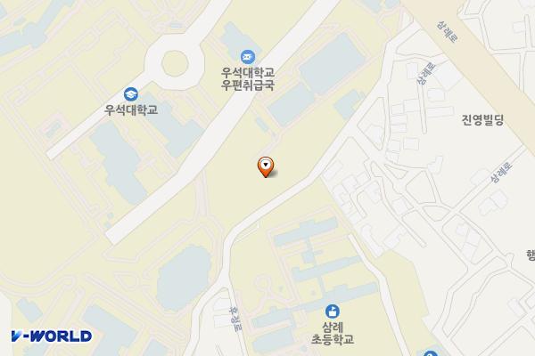 우석대학교 전주캠퍼스(완주) 위치 지도 — 전북특별자치도 완주군 삼례읍 삼례로 443