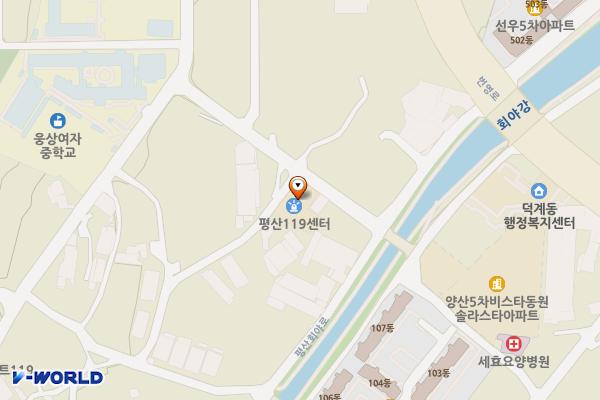 양산소방서 평산119안전센터 위치 지도 — 경상남도 양산시 내연4길 9