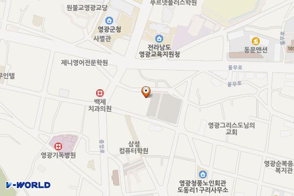 매일시장 공영주차장(영광) 위치 지도 — 전남광주통합특별시 영광군 영광읍 중앙로5길 6