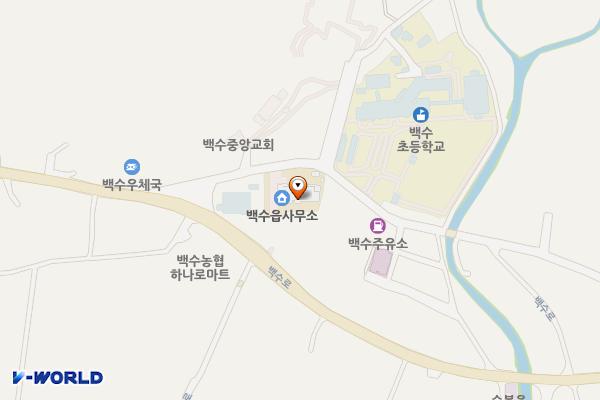 백수읍사무소(영광) 위치 지도 — 전남광주통합특별시 영광군 백수읍 백수로10길 10