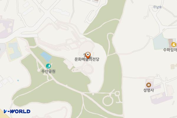 영광예술의전당 주차장 위치 지도 — 전남광주통합특별시 영광군 영광읍 천년로13길 2-34