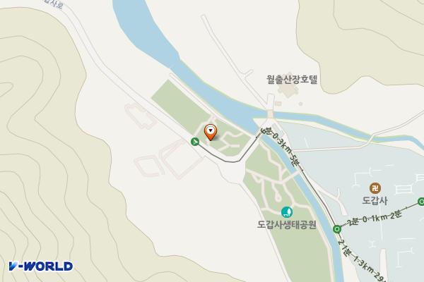 도갑사 공영주차장(영암) 위치 지도 — 전남광주통합특별시 영암군 군서면 도갑사로 291