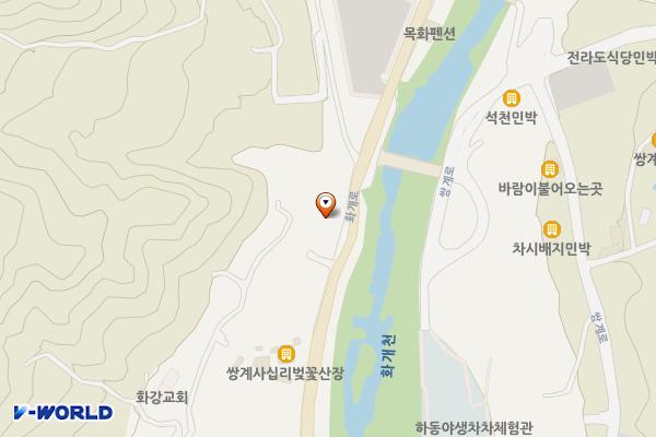 쌍계사 소형주차장(하동) 위치 지도 — 경상남도 하동군 화개면 화개로 505