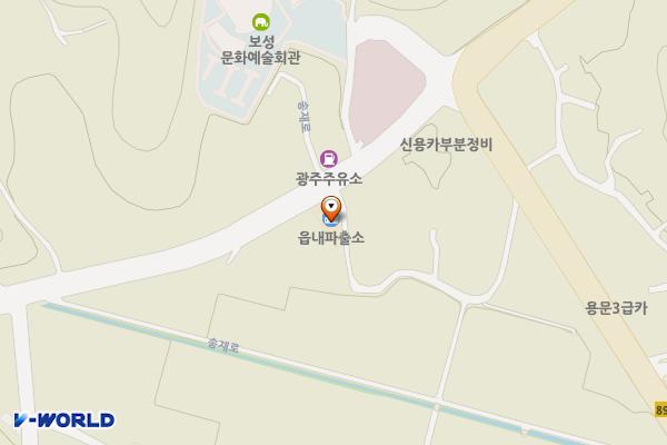 보성읍 파출소 위치 지도 — 전남광주통합특별시 보성군 보성읍 송재로 278