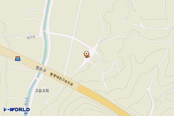 율촌 다목적광장 위치 지도 — 경상남도 산청군 생초면 갈전리 487-1