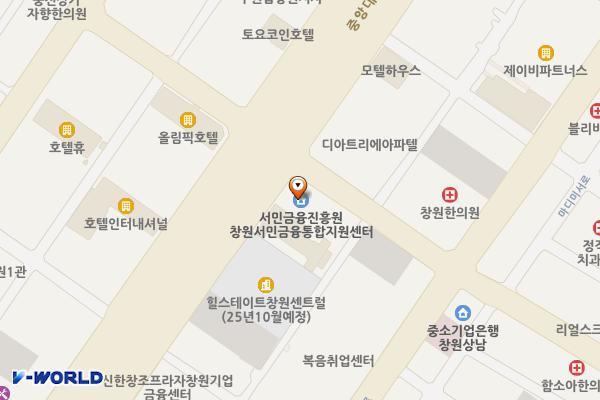 이수빌딩(창원) 위치 지도 — 경상남도 창원시 성산구 중앙대로 82