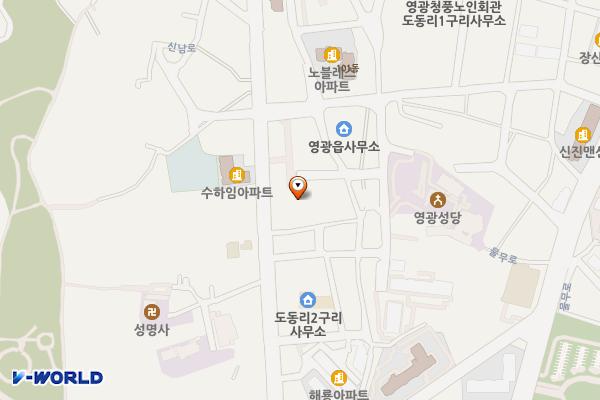 영광군 청소년문화센터 위치 지도 — 전남광주통합특별시 영광군 영광읍 중앙로3길 6-10