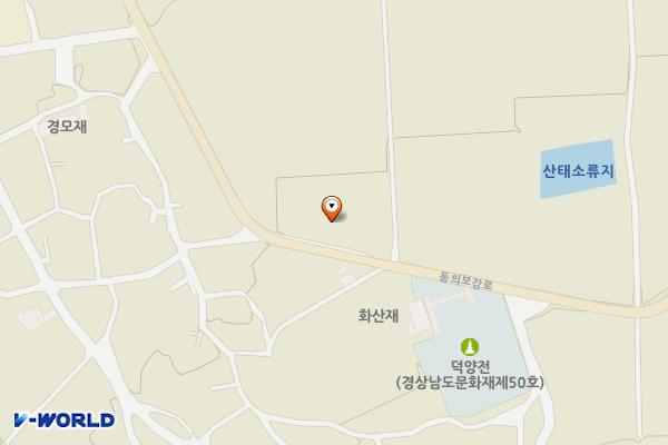 화계마을 덕양전 근처 위치 지도 — 경상남도 산청군 금서면 화계리 98-19