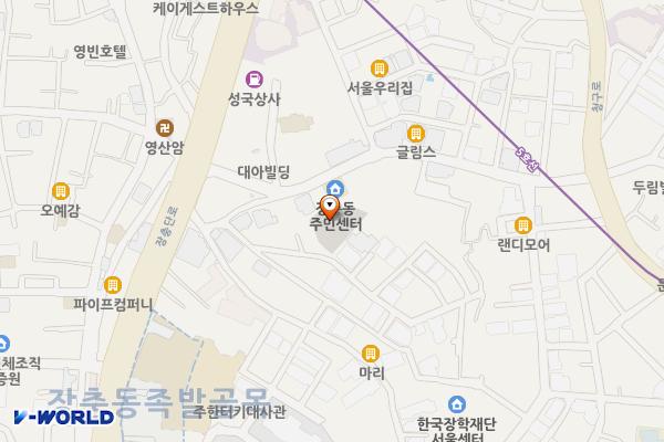 장충주차장(서울 중구) 위치 지도 — 서울특별시 중구 장충단로8길 20