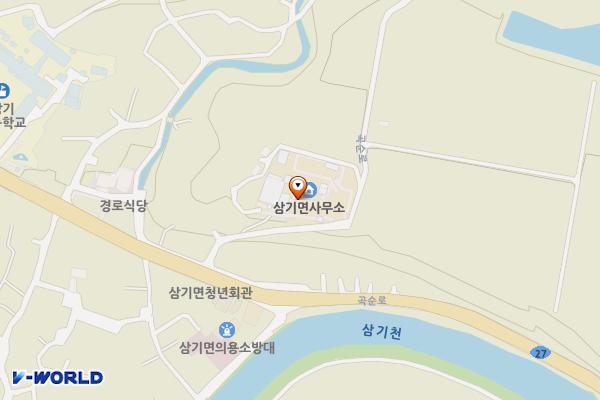 삼기면사무소(곡성) 위치 지도 — 전남광주통합특별시 곡성군 삼기면 곡순로 1430