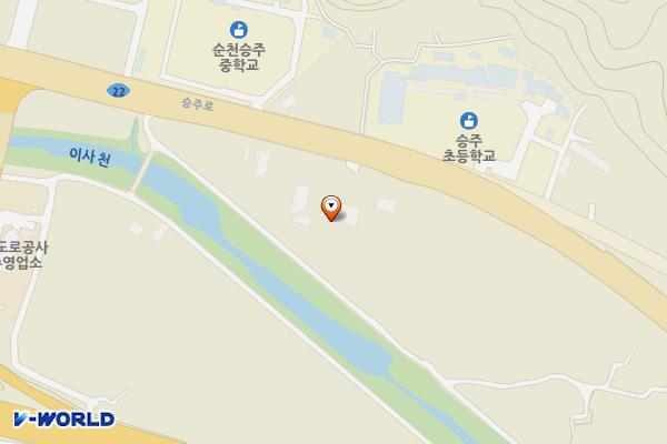 순천시 농업기술센터 위치 지도 — 전남광주통합특별시 순천시 승주읍 승주로 628