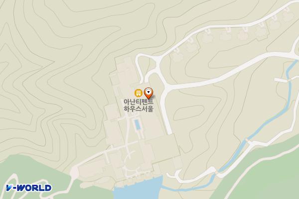 아난티코드 펜트하우스(가평) 위치 지도 — 경기도 가평군 설악면 유명로 1007-90