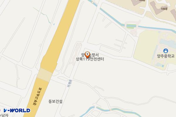 양산소방서 상북119안전센터 위치 지도 — 경상남도 양산시 상북면 석계로 37