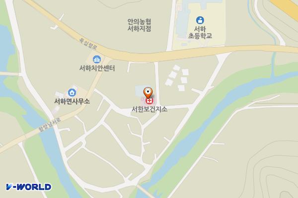서하 보건지소(함양) 위치 지도 — 경상남도 함양군 서하면 송계앞길 7